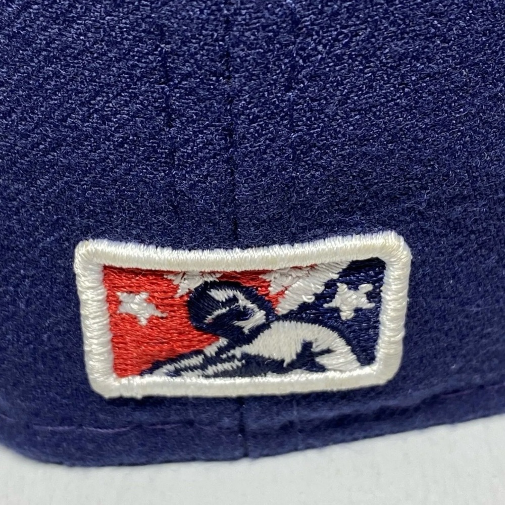 New Era 59Fifty Hagerstown Suns MD MiLB Hat Sz 7 Retired Logo Navy Baseball Cap - Picture 7 of 14
